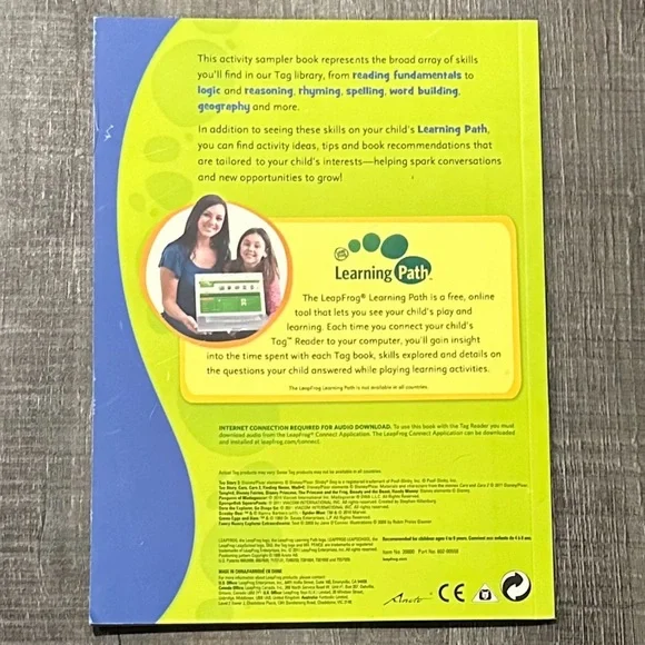 💞 Leap Frog Tag Reader Lets Play Tag Disney Story Activity Sampler - Picture 3 of 4
